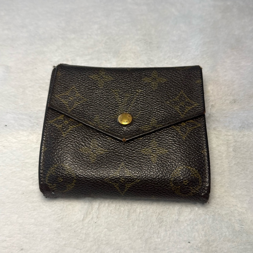 Louis Vuitton Brown Monogram Compact Wallet